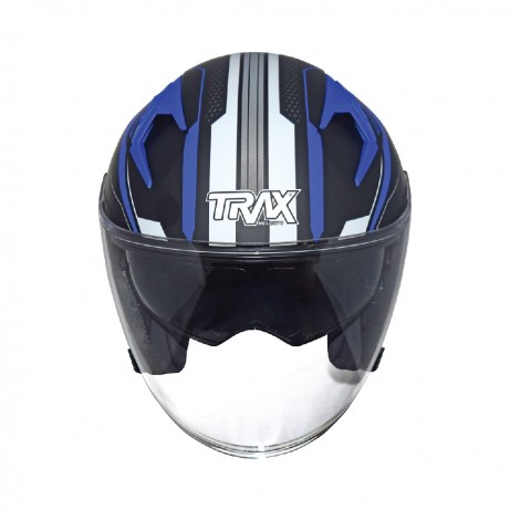 [READY TO ORDER] TRAX TZ301 Matt Black/Blue-G5 [PSB APPROVED]