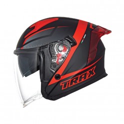 [READY TO ORDER] TRAX TZ301 Matt Black/Red-G7 [PSB APPROVED]