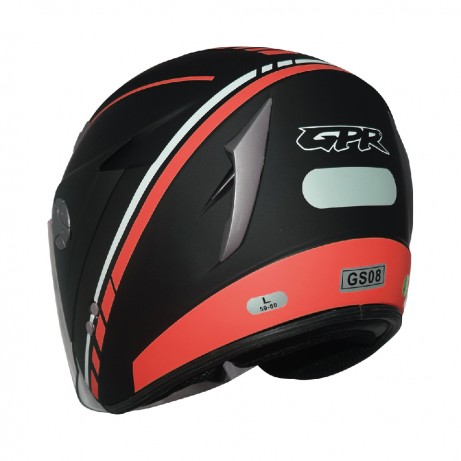 GPR	 GS08 Matt Black/Fluo Red-G2 [PSB APPROVED]