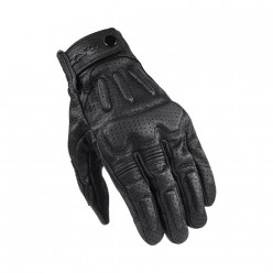 LS2 Gloves Rust Leather Black