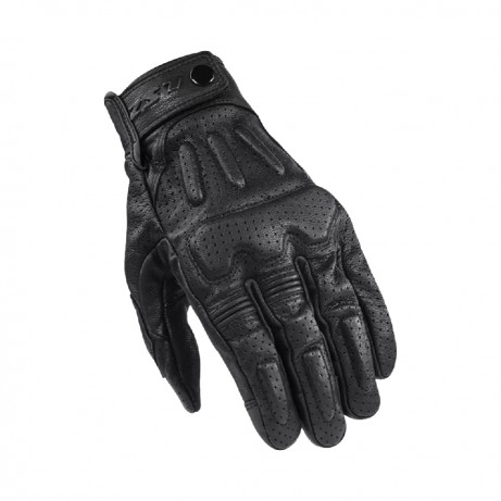 LS2 Gloves Rust Leather Black
