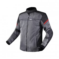 LS2 Jacket Riva Man WP Black/Grey/Red