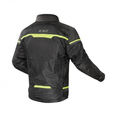 LS2 Jacket Riva Man WP Black/Yellow