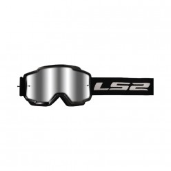 LS2 Goggles Charger Black w Silver Lens