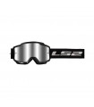 LS2 Goggles Charger Black w Silver Lens
