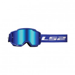 LS2 Goggles Charger Blue w Iridium Lens