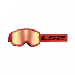 LS2 Goggles Charger Orange w Iridium Lens