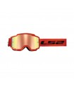 LS2 Goggles Charger Orange w Iridium Lens