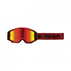 LS2 Goggles Charger Pro Red w Iridium Lens