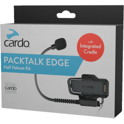 [READY TO ORDER] CARDO Half Helmet Kit PACKTALK Edge w Cradle
