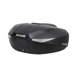 SHAD Top Case SH58X (Expanable Concept) Black w/ Carbon Cover