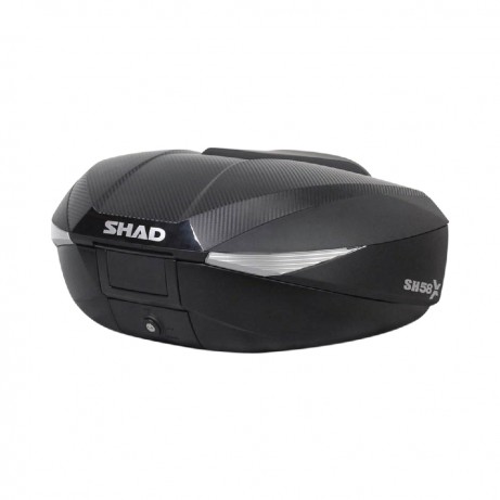 SHAD Top Case SH58X (Expanable Concept) Black w/ Carbon Cover