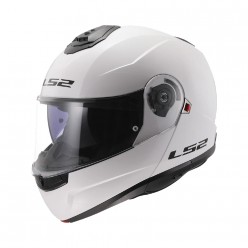 LS2 FF908 Strobe 2 Gloss White [ECE 22.06]