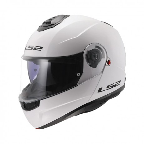 LS2 FF908 Strobe 2 Gloss White [ECE 22.06]