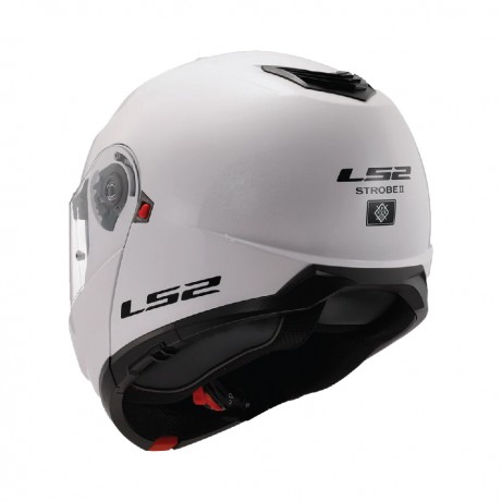 LS2 FF908 Strobe 2 Gloss White [ECE 22.06]