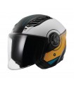 LS2 OF616 Airflow 2 Cover Gloss White Brown [PSB APPROVED]
