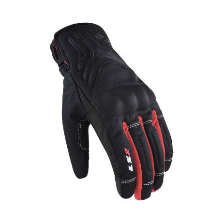 LS2 Gloves Jet 2 Man Black/Red