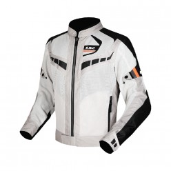 LS2 Jacket Garda Air Man Black/Grey/Hi-Viz Orange